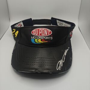 Dupont Motorsports #24 Jeff Gordon Black Leather Sun Visor - Chase Authentic